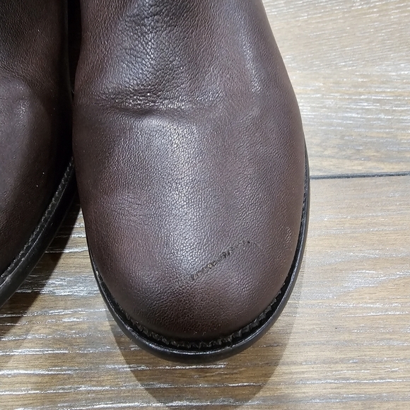 Tory Burch Jack Landed Capra Elastic Leather Over The Knee Riding Boots Size 7.5 - Picture 10 of 13